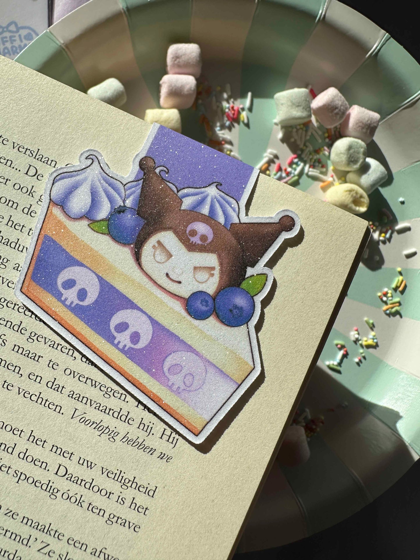 Kuromi Dessert Magnetic Bookmark
