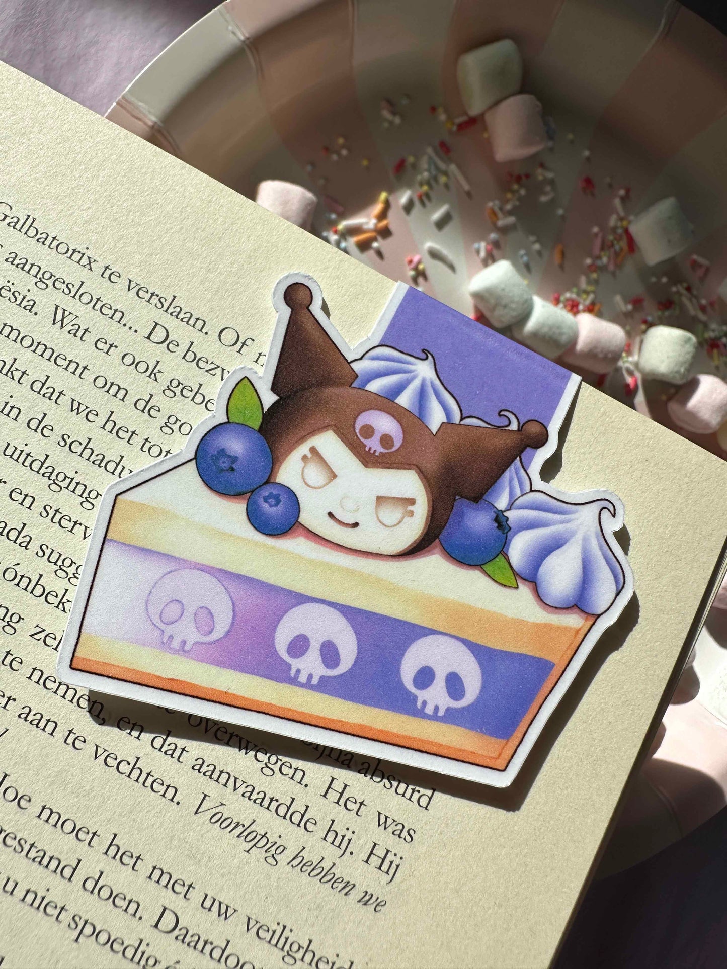 Kuromi Dessert Magnetic Bookmark